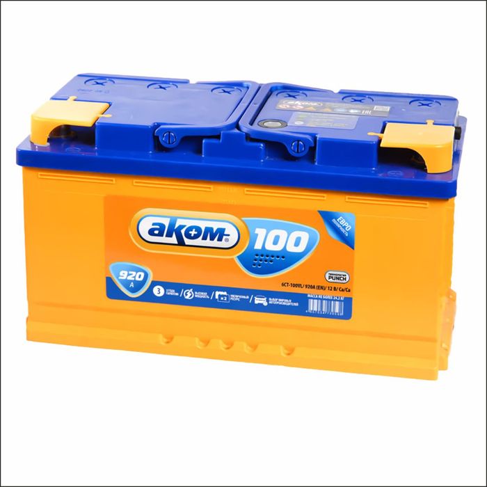 Аккумулятор AKOM 100ач