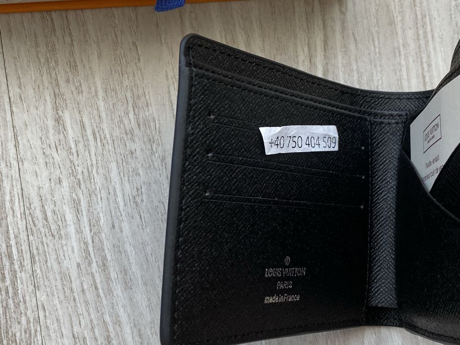 Portofel Louis Vuitton Negru ( Logo Mic )