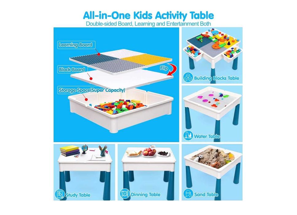 Лего стол с 2-мя стульями. Доставка бесплатно