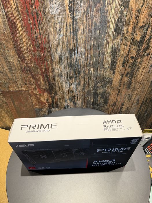 Placa video ASUS Prime AMD RX 9070 XT OC 16GB DDR6 • NOUA / SIGILATA •