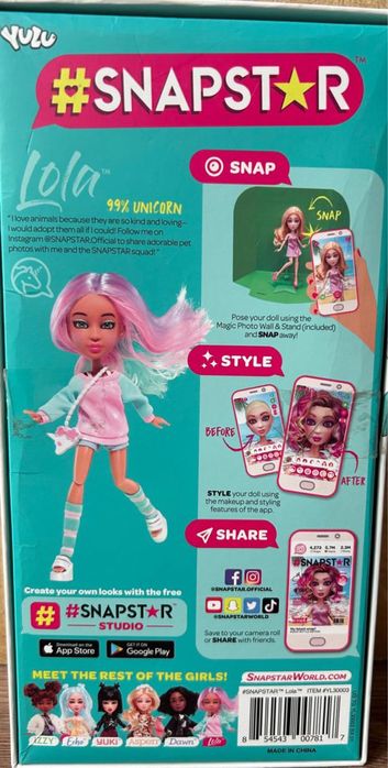 Кукла SnapStar Lola 23 см