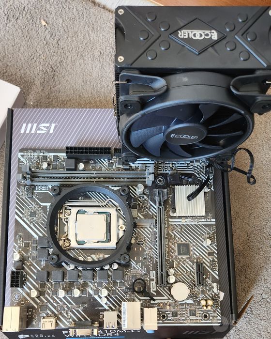 I5 10400f va plata i kuller sotiladi