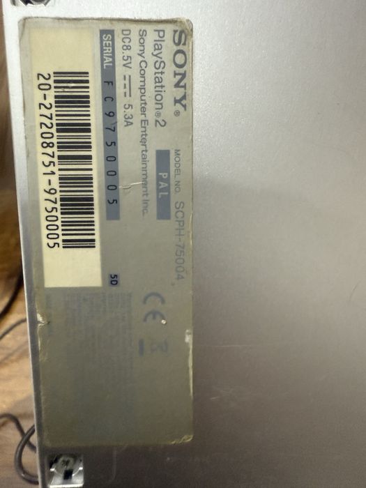 sony playstation 2 silver slim нет блок питания