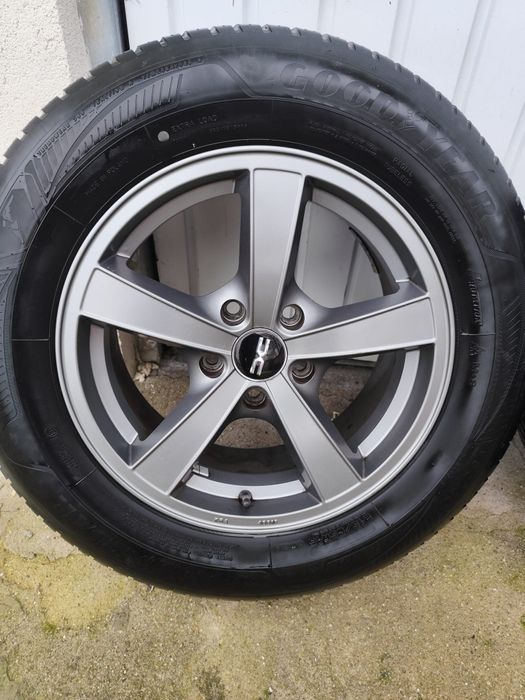 Jante Roti Duster 5×114,3 r16  +anvelope 215 65 r16 allseason Goodyear