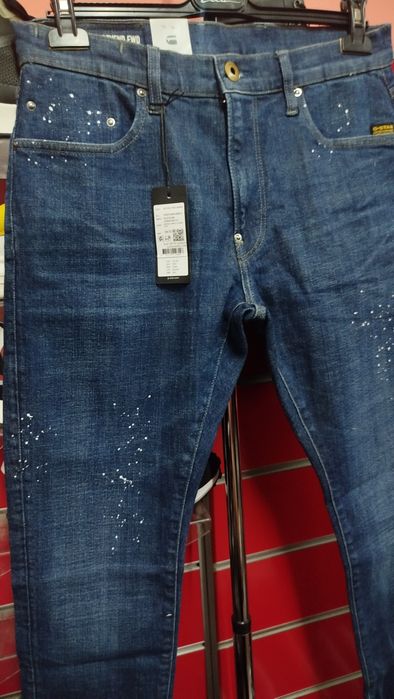 Оригинални дънки G-Star Raw Revend W32 , W33 , W34 , W35 нови мъжки напръскани
