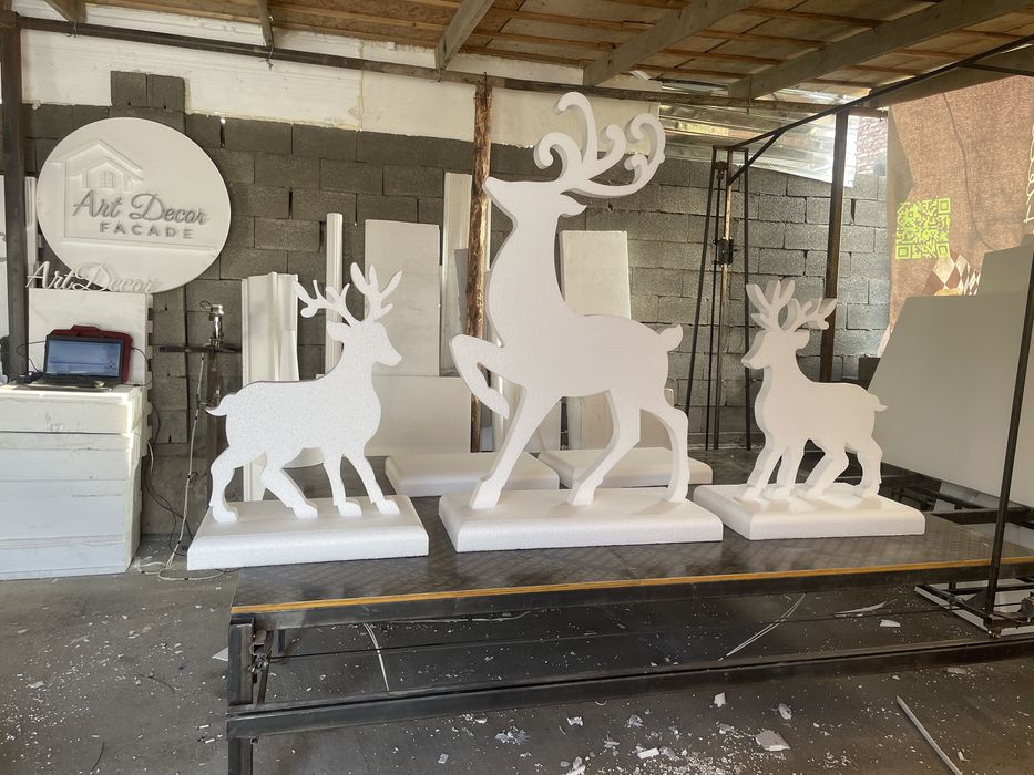 Фигурная резка пенопласта , декор ….