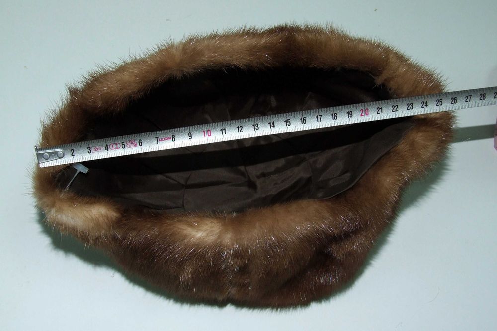 Caciula dama, blana naturala nurca, mas. 54, Made in Germany, NOUA