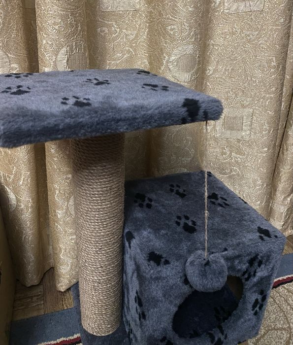 домик-когтеточка для кошек