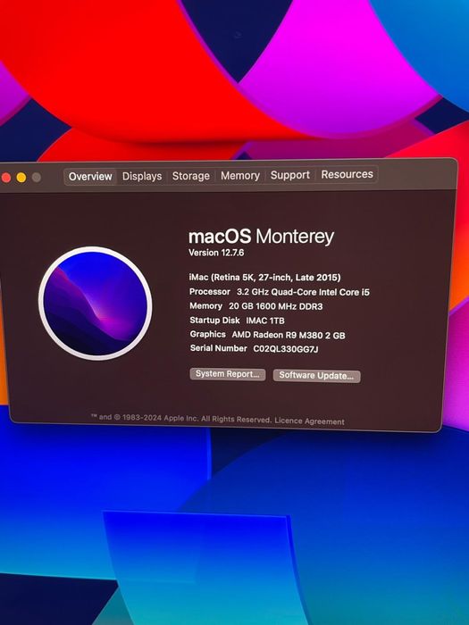 iMac 27 inch Late 2015