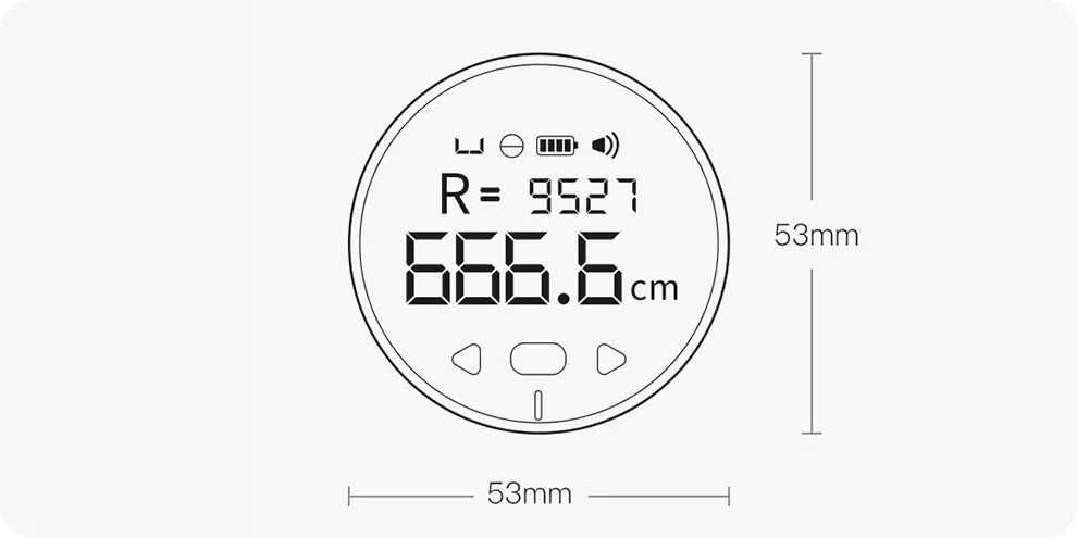 Электронная рулетка Xiaomi Mijia DUKA Atuman Little Electronic Ruler