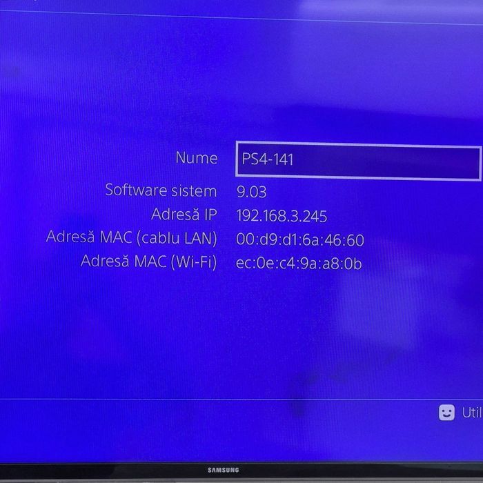 Consola Gaming PlayStation4 Normal PS4, 500gb, Versiune 9.03, ZEUS Amanat Militari 37189