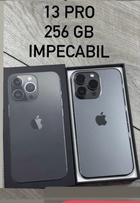 Iphone 13 pro CA NOU * Liber retea Folie husa cadou 14 15 PRO 16 17