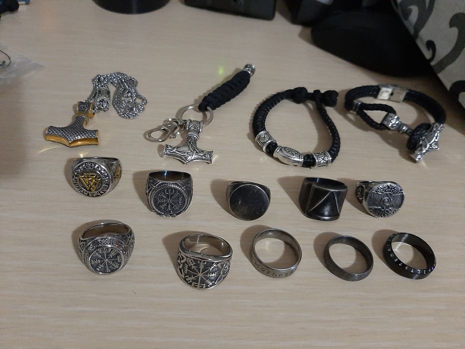 Inel bratara breloc viking