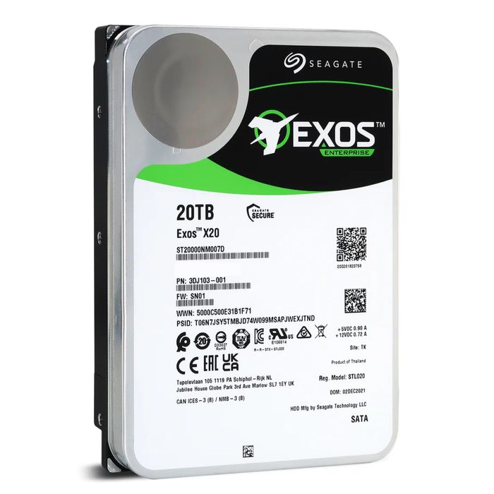 20Tb HDD Hard drive 7200 seagate exos 20 Tb