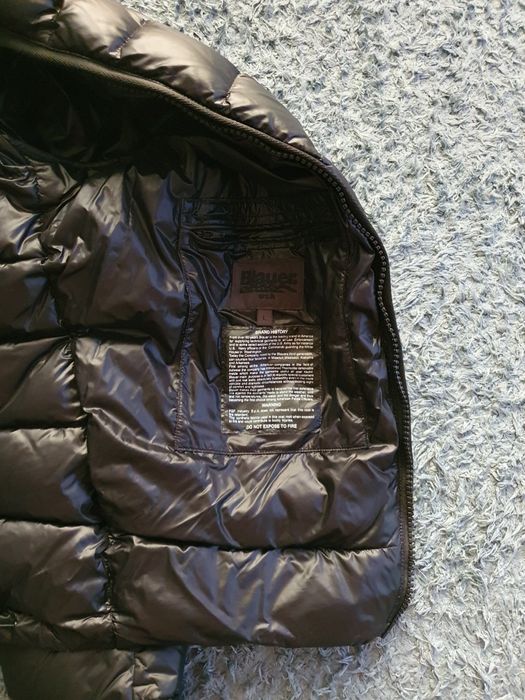 Geaca puffer blauer usa