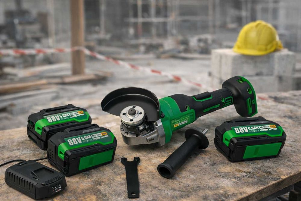 Flex unghiular pe baterii 88V 2 acumulatori 125mm