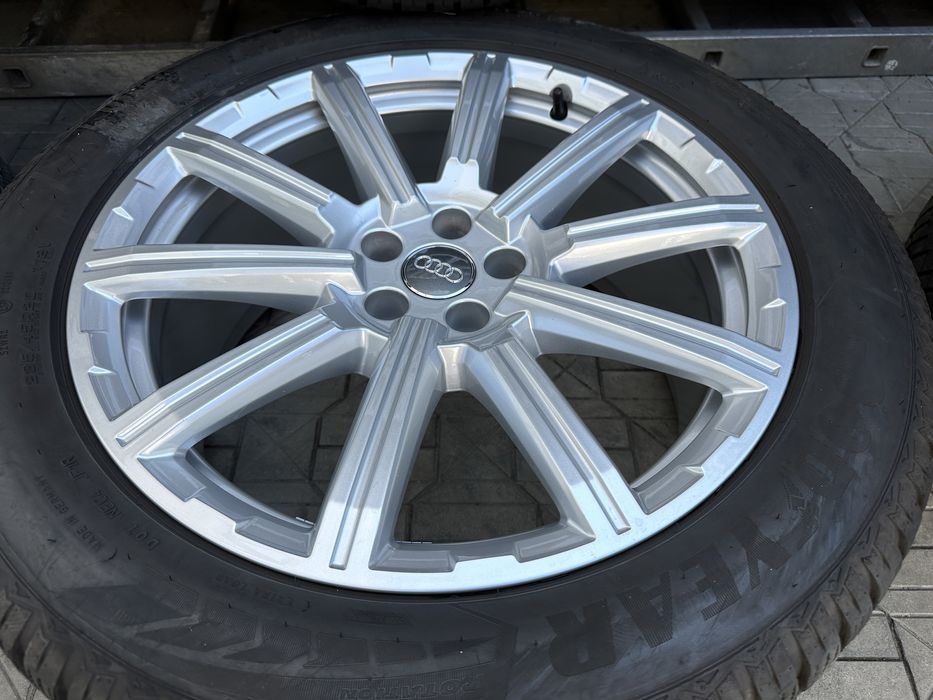 jante originale audi s-line r20 q7 sq7 q8 sq8 echipate iarna ca noi