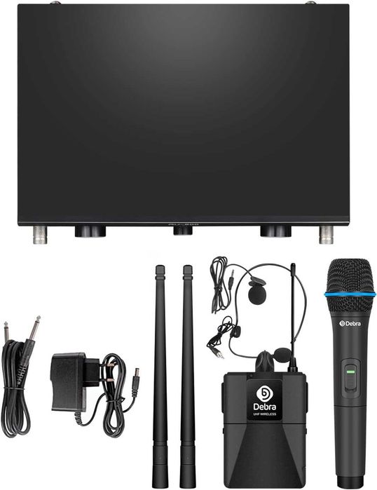 D Debra Audio AU200 Pro UHF 2-канална безжична микрофонна система