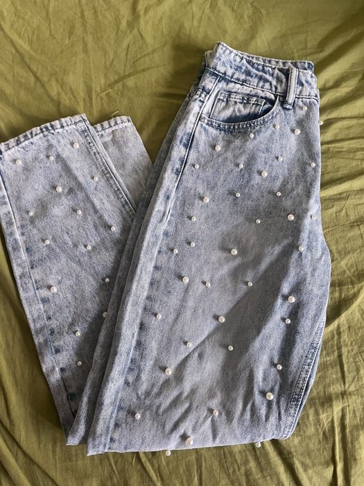 Дънки с перли