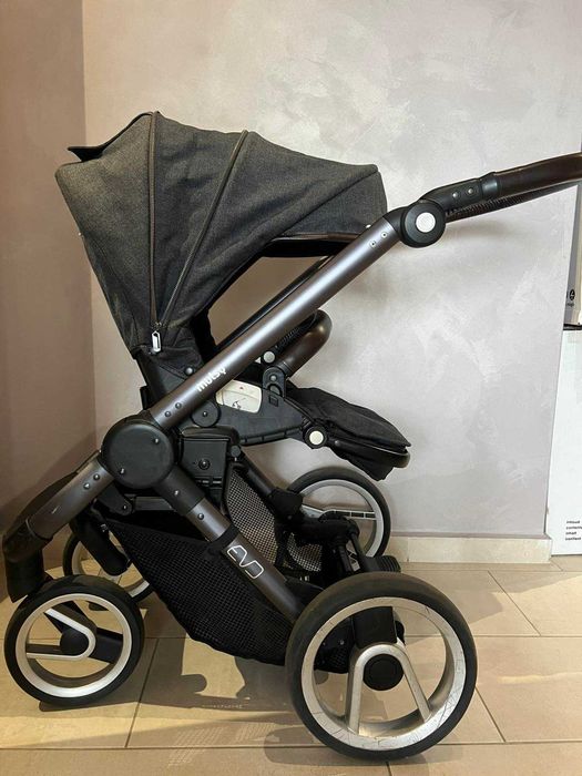 Mutsy EVO Бебешка модулна количка 2в1 Urban Nomad Farmer - пакет от шаси със седалка + кош за новородено