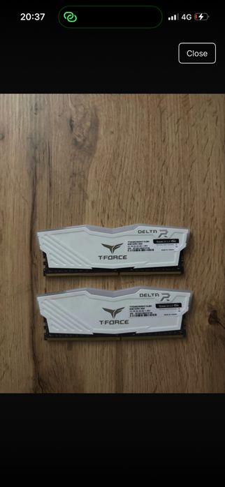 Memorie Ram TeamGroup T-Force RGB White 2x8GB DDR4 3600MHz