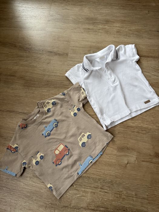 Тениска на Mayoral и тениска на H&M 6-9 месеца