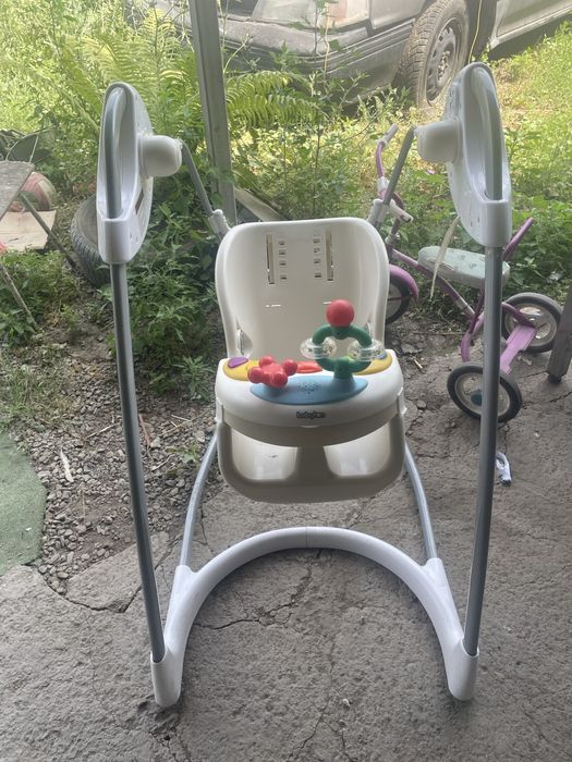 Детский манеж+качеля