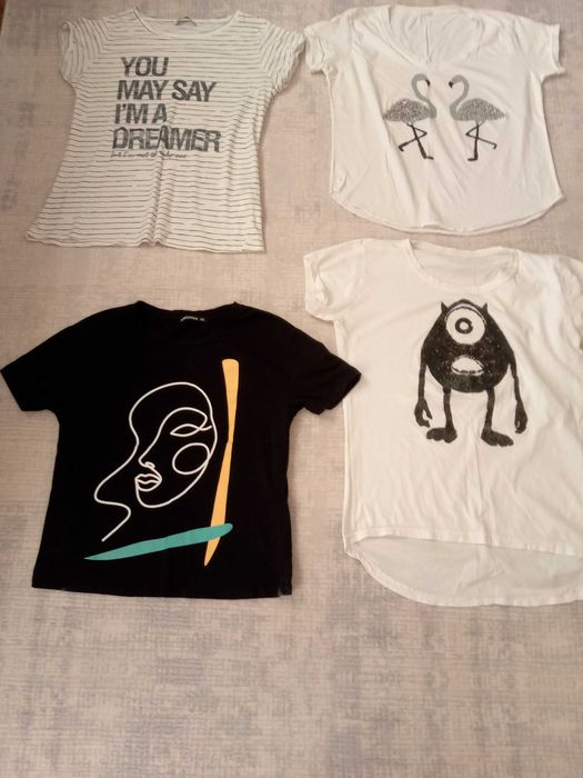 14 нови тениски и потници по 4лв. Waikiki