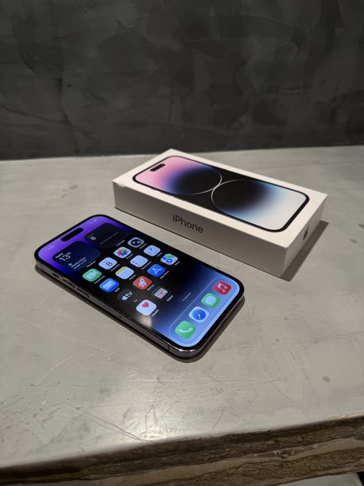 КАТО ЧИСТО НОВ Iphone 14 Pro 256 GB Deep Purple