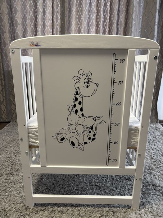Patut din lemn bebe, 120x60 cm BabyNeeds