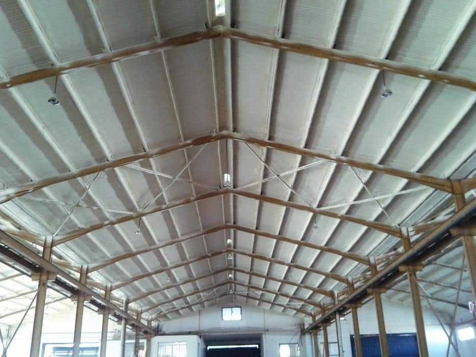 spuma poliuretanica pentru poduri , mansarde , hale si pardoseli