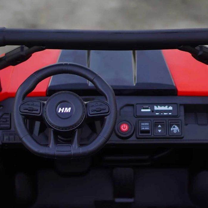 UTV electric pentru 2 copii Kinderauto X-Force 4x75W 24V RED