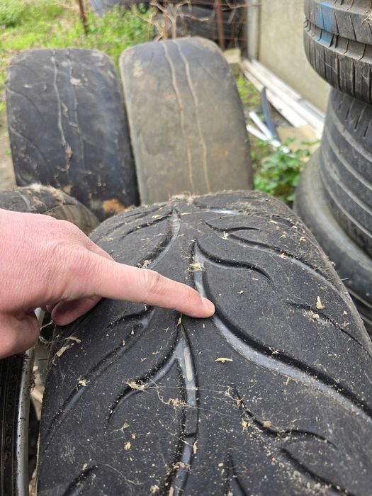 Roti 215 45 R17 5x112 VW Audi Seat cu semislick Federal 595RS-RR Jante Cauciucuri