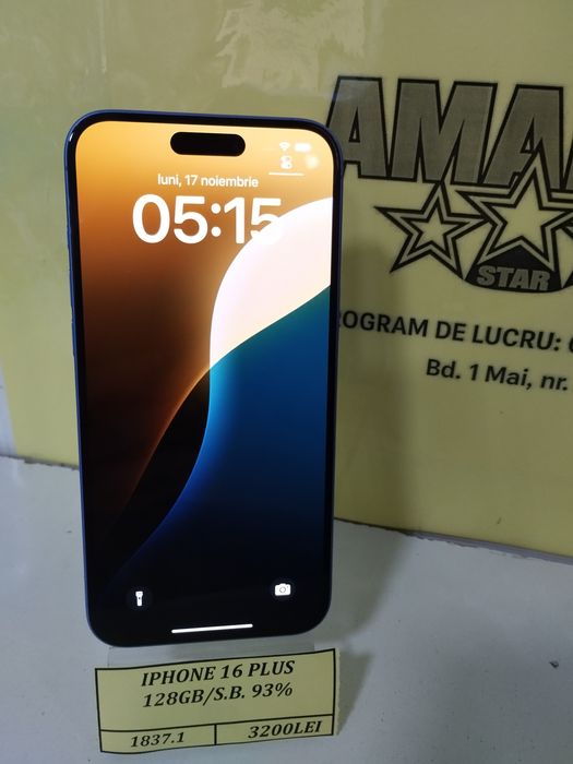 iPhone 16 plus  (CTG)