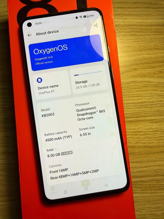 Продам или обменяю OnePlus 8T