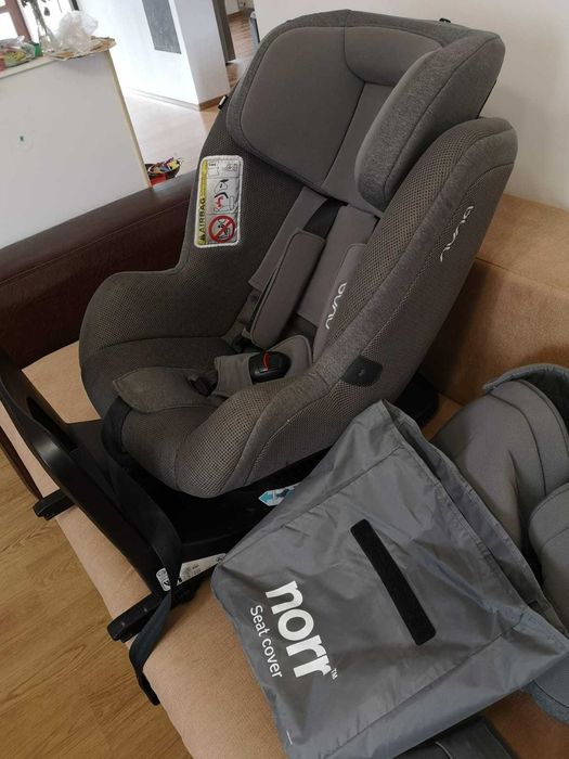 Scaun auto Nuna Rear Facing 0-18 kg Norr 360 i-Size Granit - Isofix