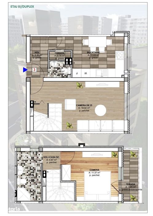 Apartament modern | Construit recent | Smart Residence |Parcare+Terasă