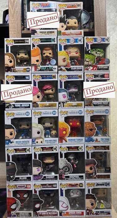 Funko POP! — Коллекционные фигурки (оригинал)