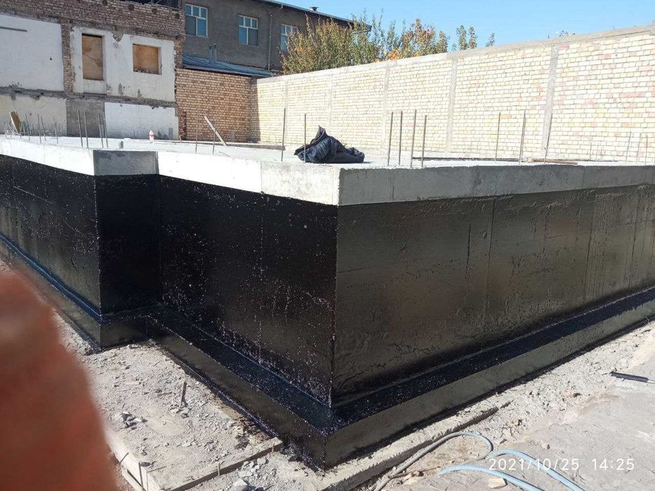 Гидроизоляция фундамента Ремонт Кровля Крыш Дома, цеха, склады