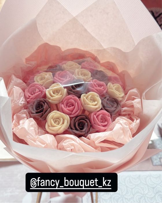 Шоколадные букеты на 8 марта!