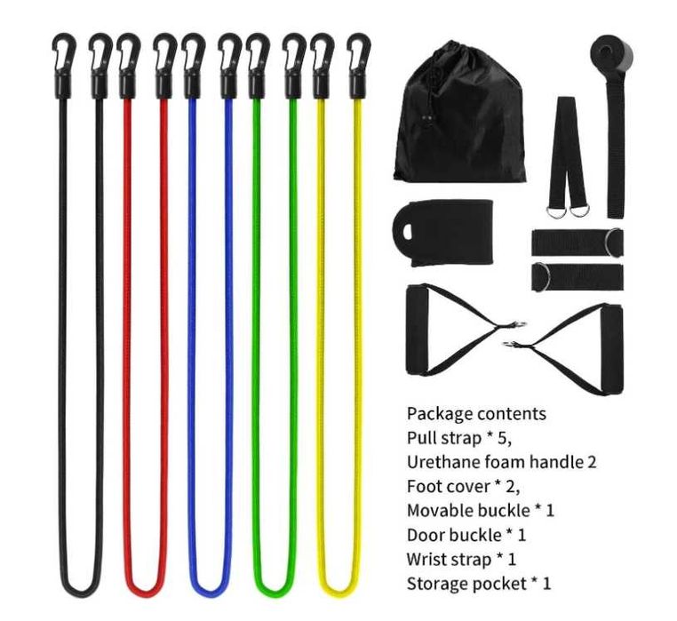 Set elastice fitness, yoga si stretching acasa