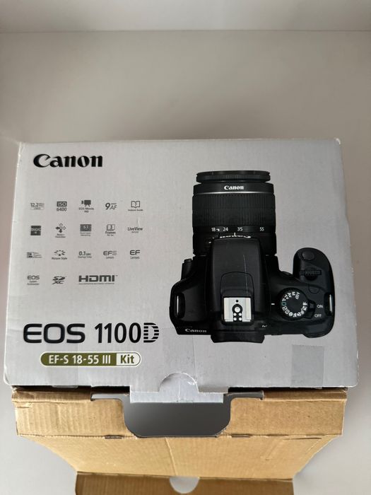 Продавам CANON EOS 1100D с два обектива