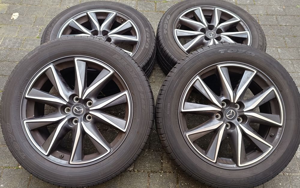 Оригинални джанти с летни гуми 19 цола Mazda CX5 Дот 2020г
