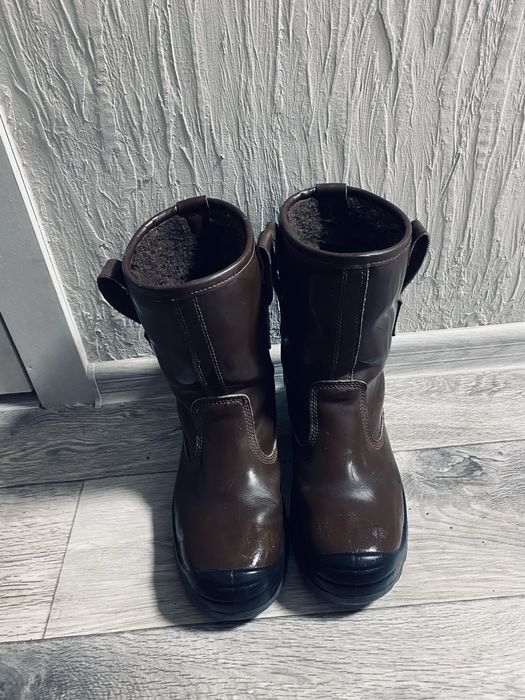 Коженный етік, мех, 42 размер