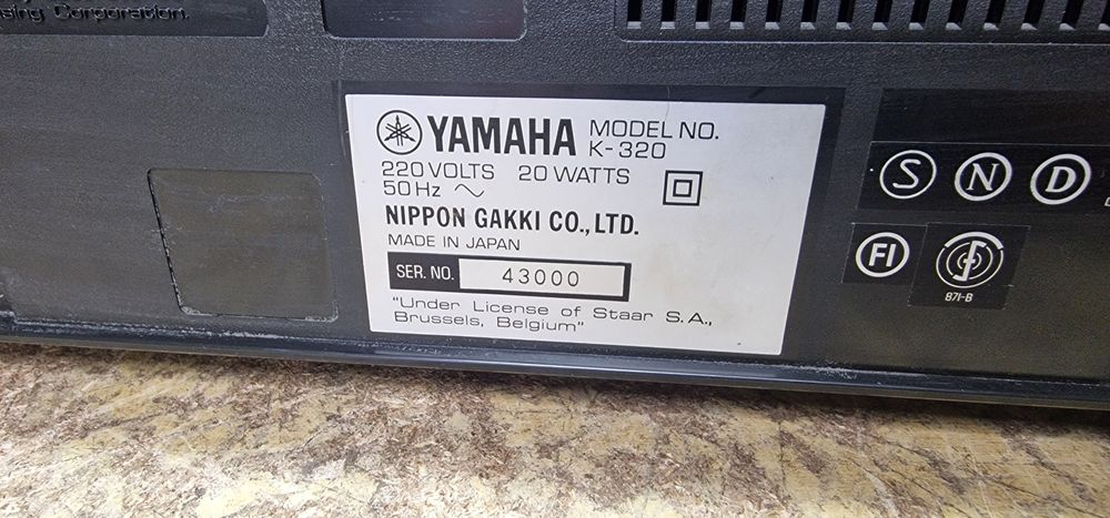 Yamaha K-320 Dek дек yamaha