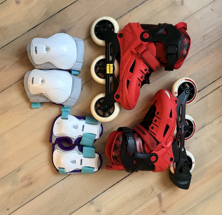 Ролери и наколенки