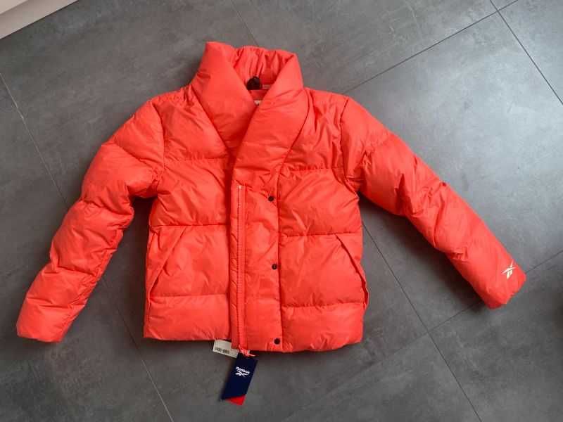 Geacă din puf REEBOK Outerwear Down Jacket (orange)
