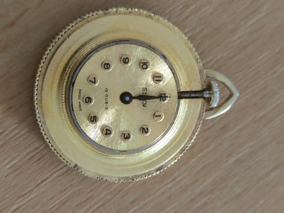 Ceas vintage  / pandantiv Noblesse Oblige, mecanic, Swiss Made, 15 rubine (anii '60-'70) perfect functional