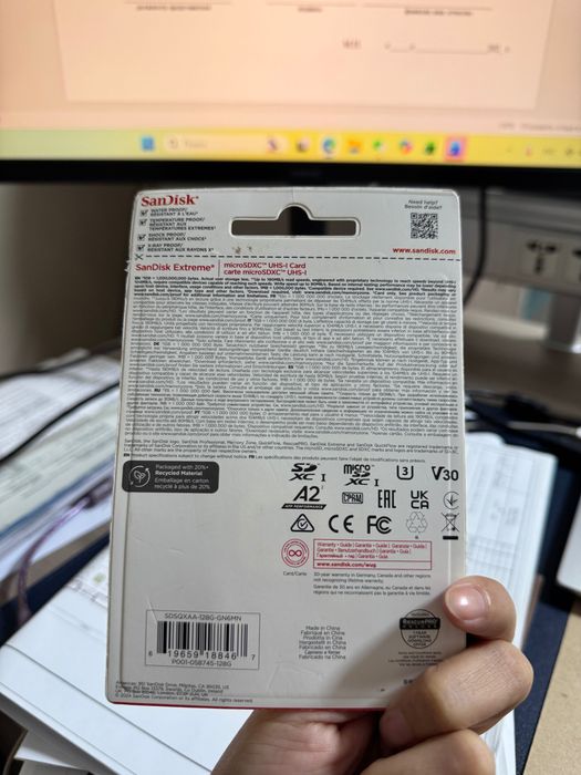 карта памяти SanDisk Extreme microSDXC 138Гб