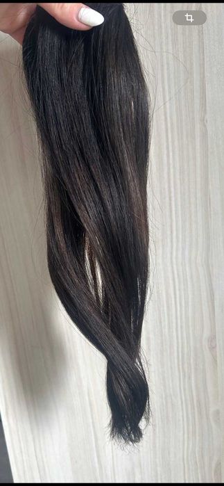 Естествена коса, 75 грама в цвят шоколад